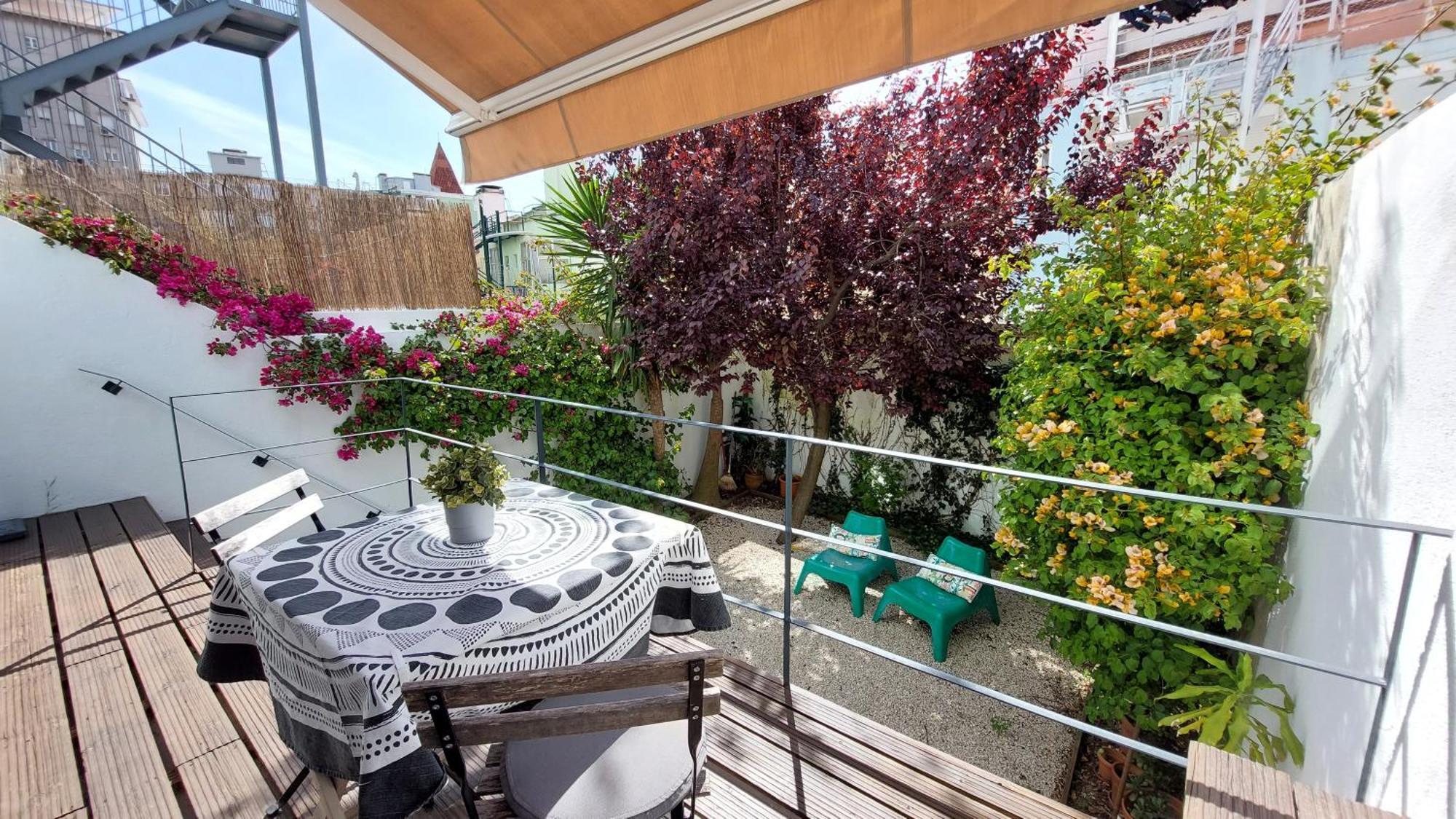 Apartment With Private Garden - Central Location Lisboa Eksteriør bilde