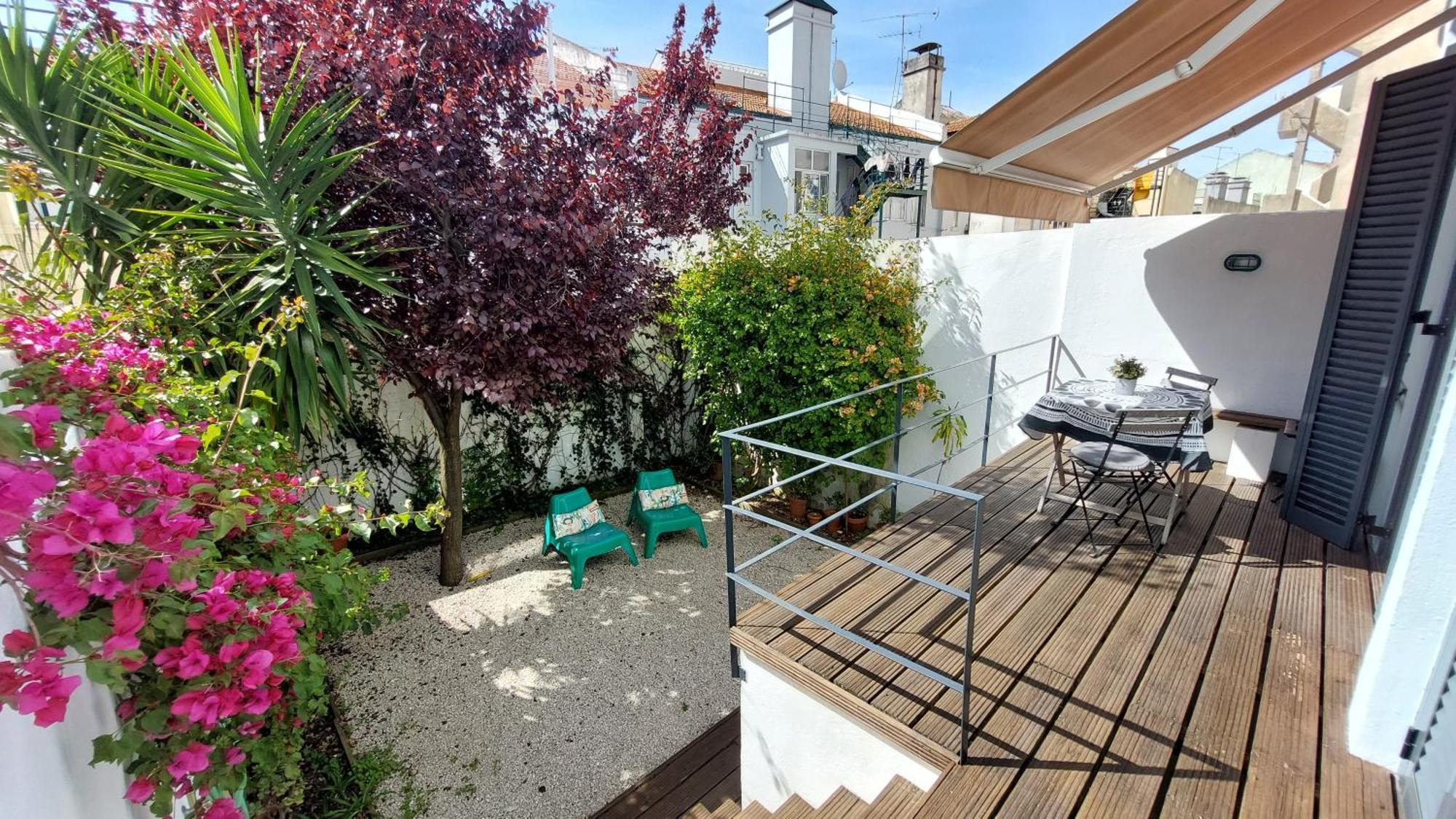 Apartment With Private Garden - Central Location Lisboa Eksteriør bilde